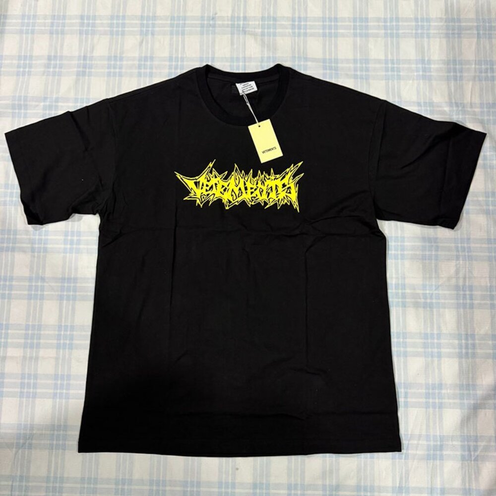 Vetements Graphic Print Crew Neck Loose-Fitting Short-Sleeved T-Shirt
